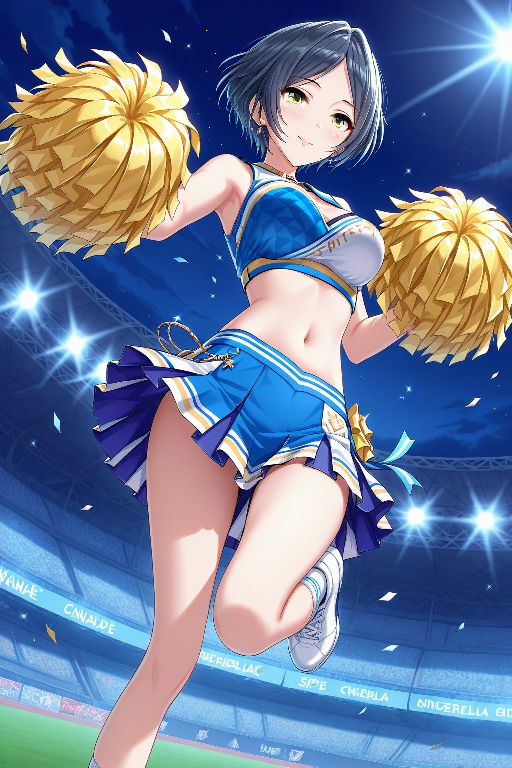 チアリーダーコスチュームの速水奏ちゃん　by #QILIN