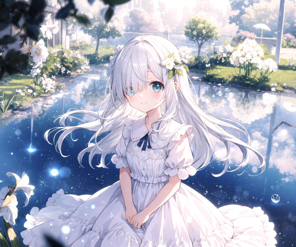 White iris