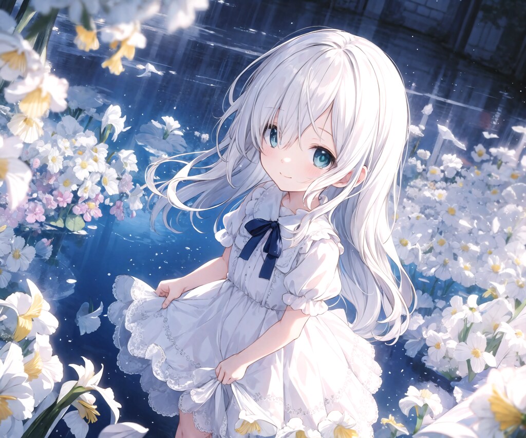 White iris