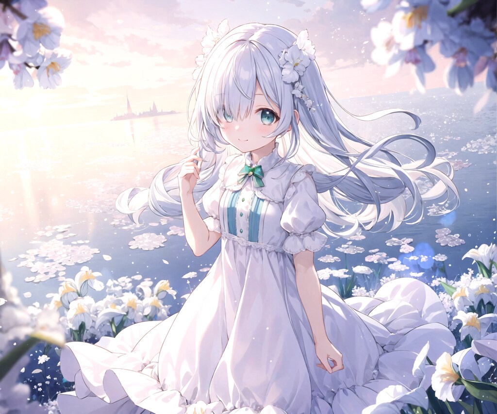 White iris