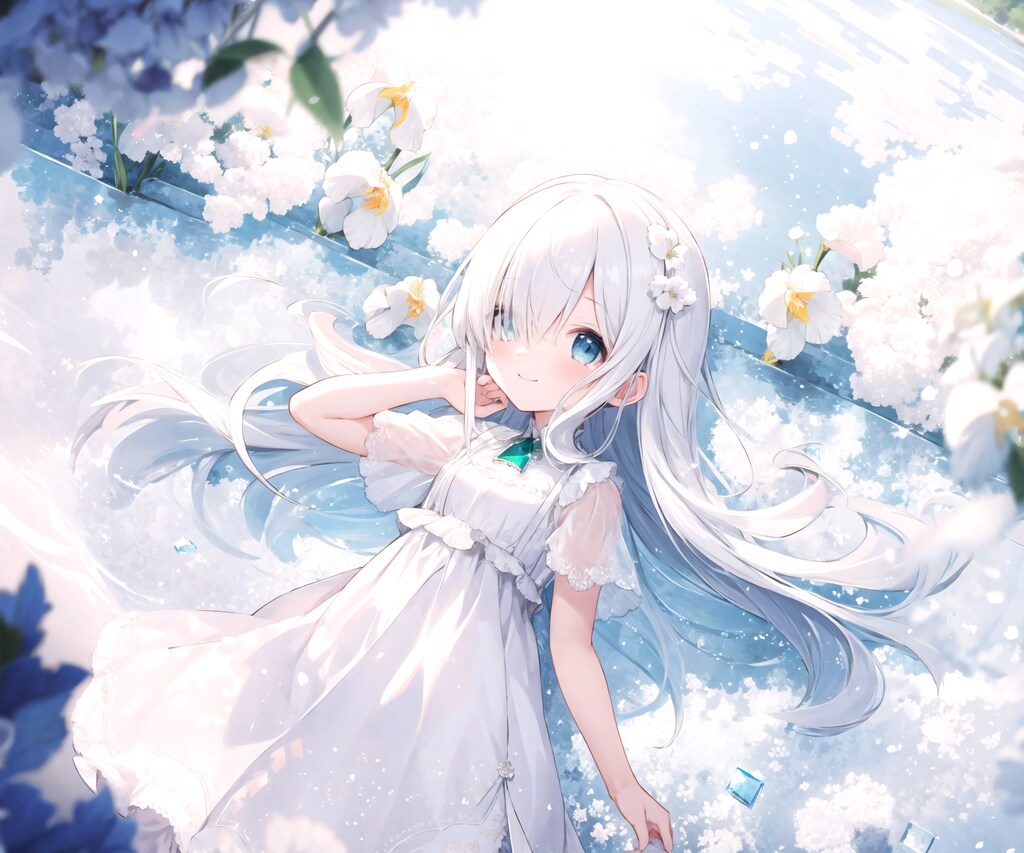 White iris