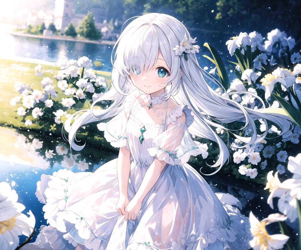 White iris