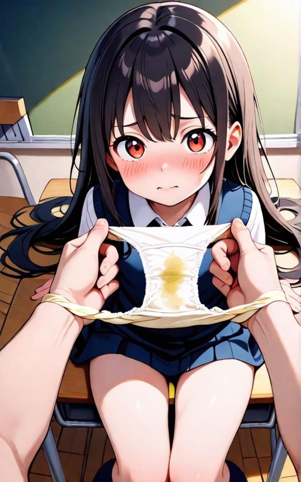 先生にちゃんと見せなさい。