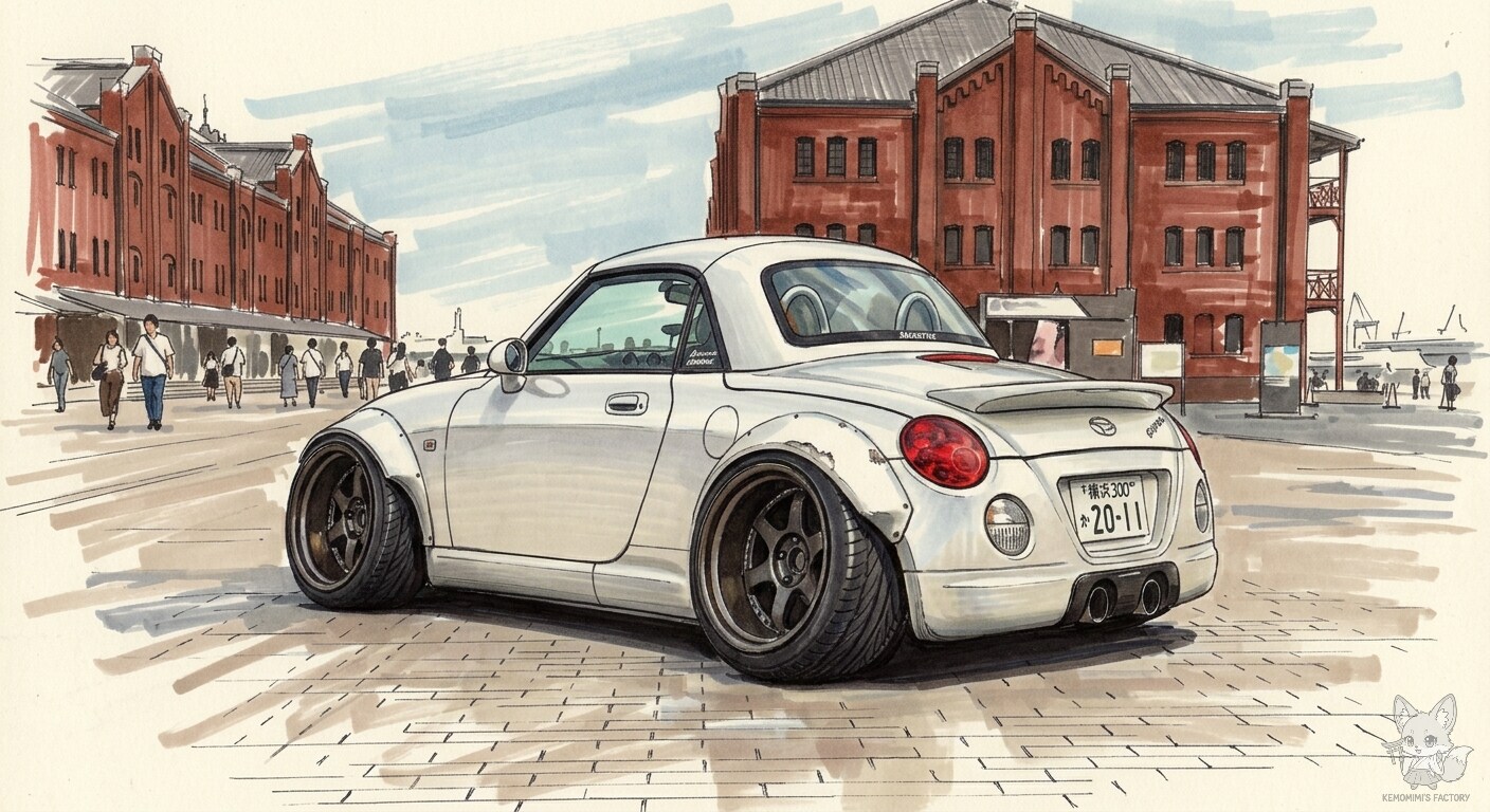 2011年型ダイハツ・コペン(改) | の人気AIイラスト・グラビア