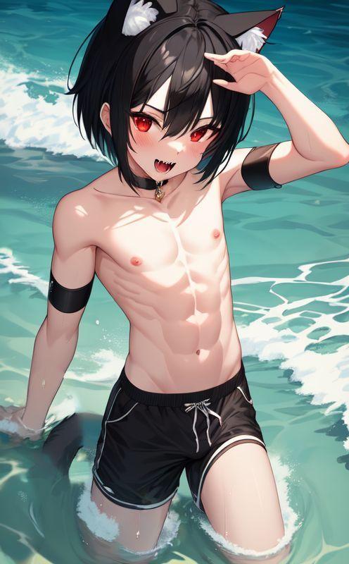 水遊び