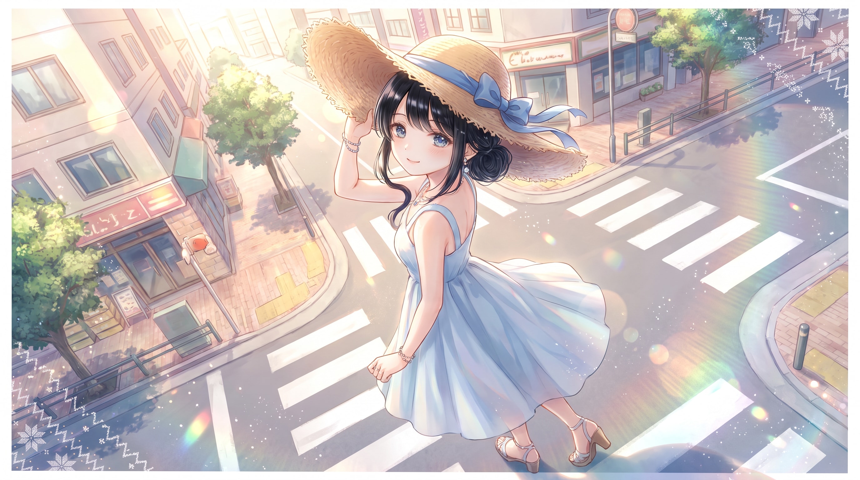碧瞳夏影回廊 | の人気AIイラスト・グラビア