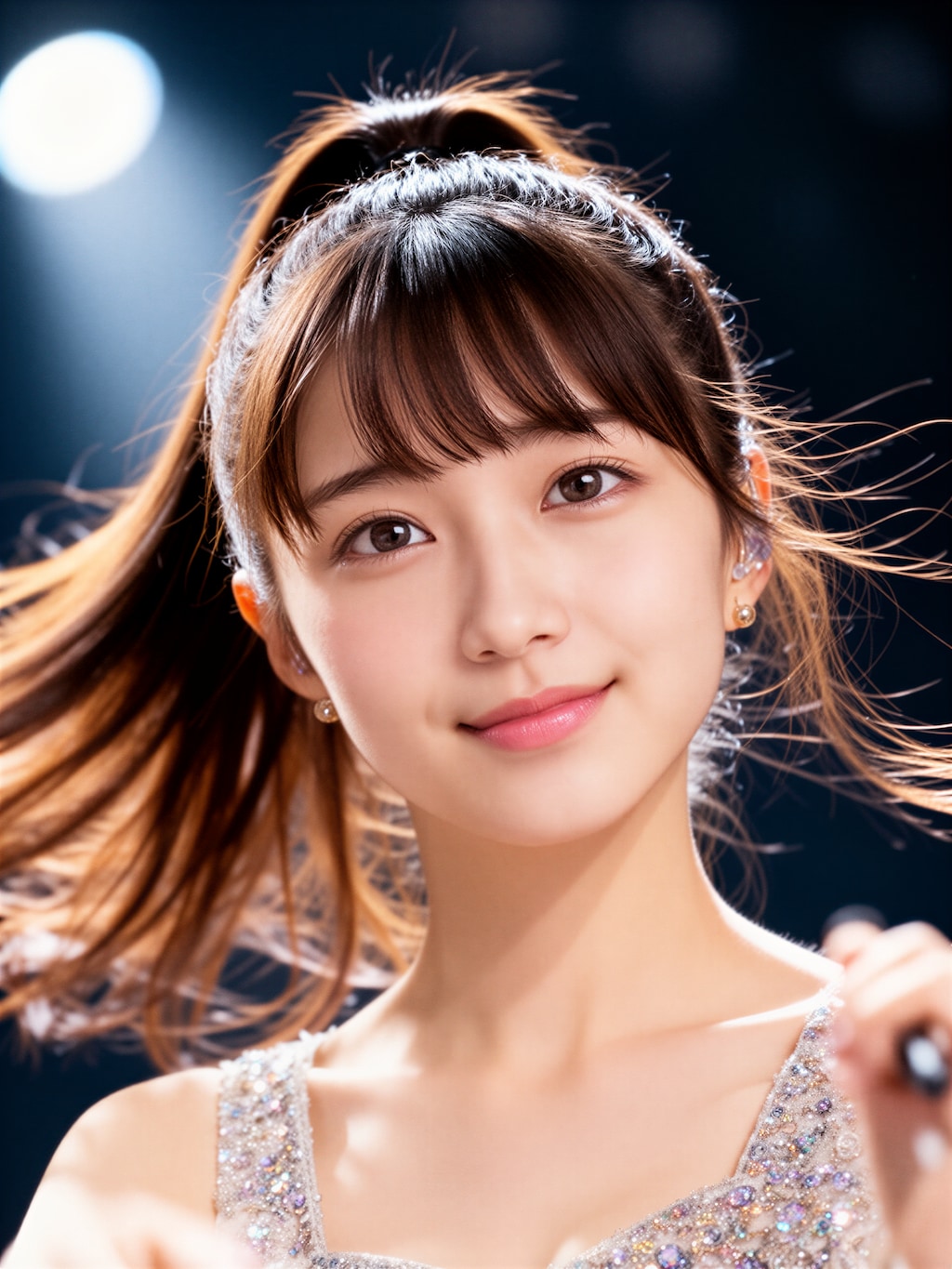 歌合戦で歌うアイドル 2