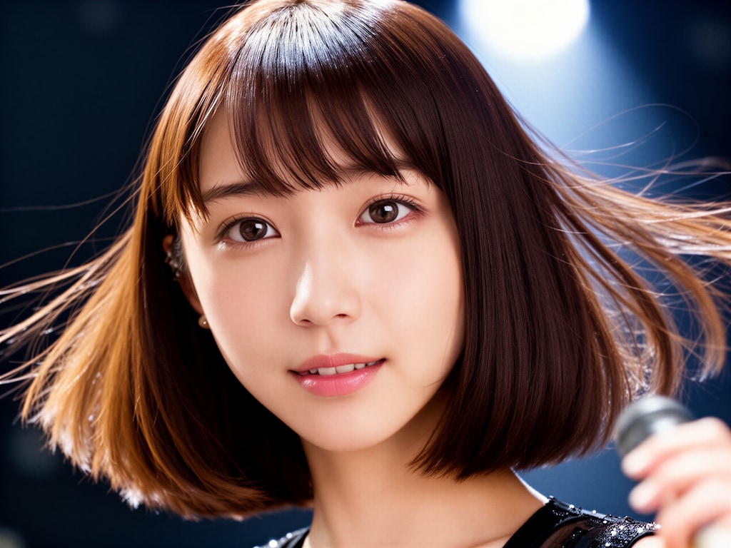 歌合戦で歌うアイドル 2