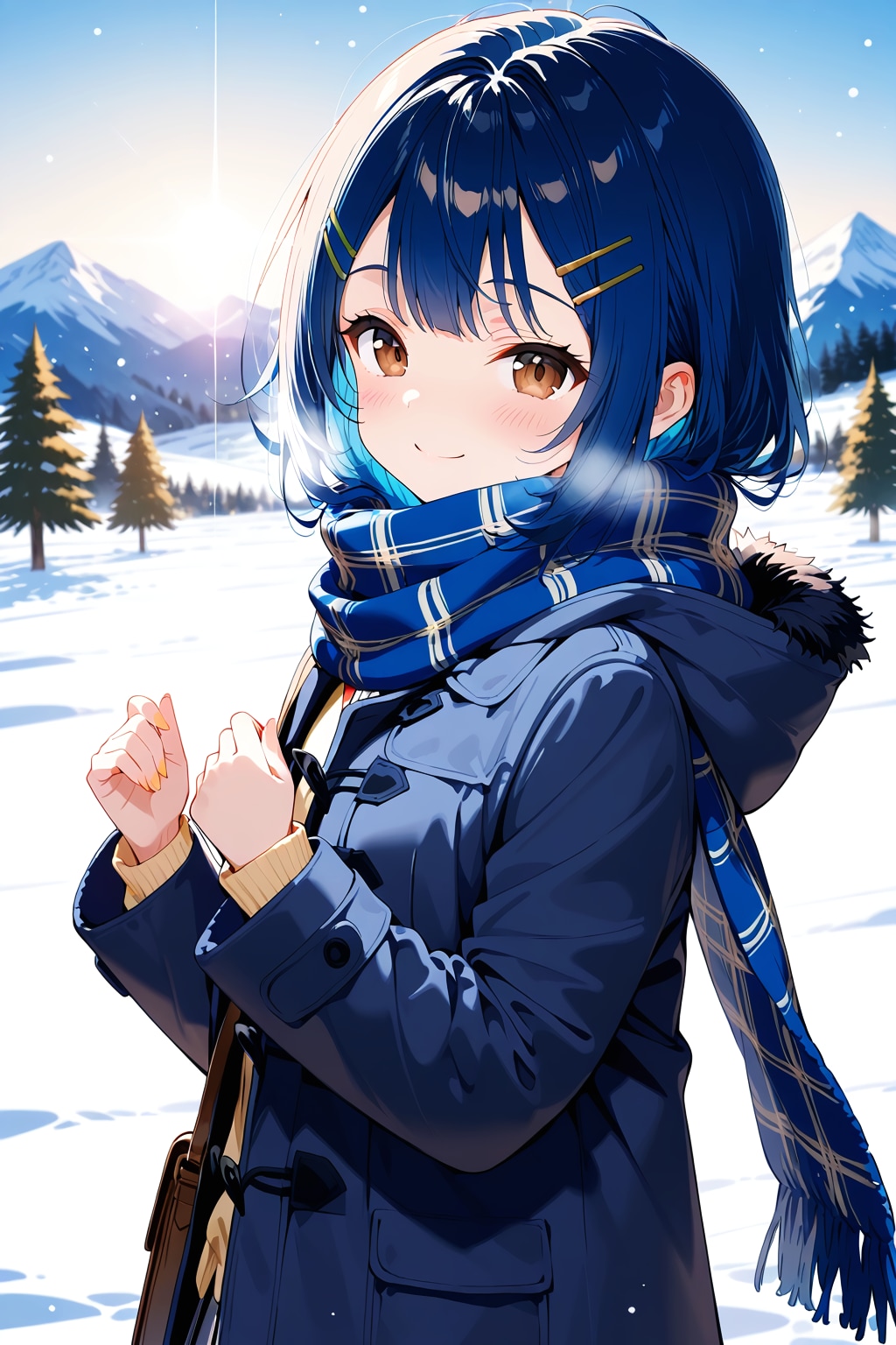 雪の日の帰り道 | の人気AIイラスト・グラビア