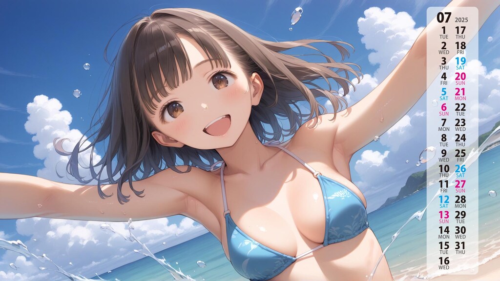7月のカレンダー