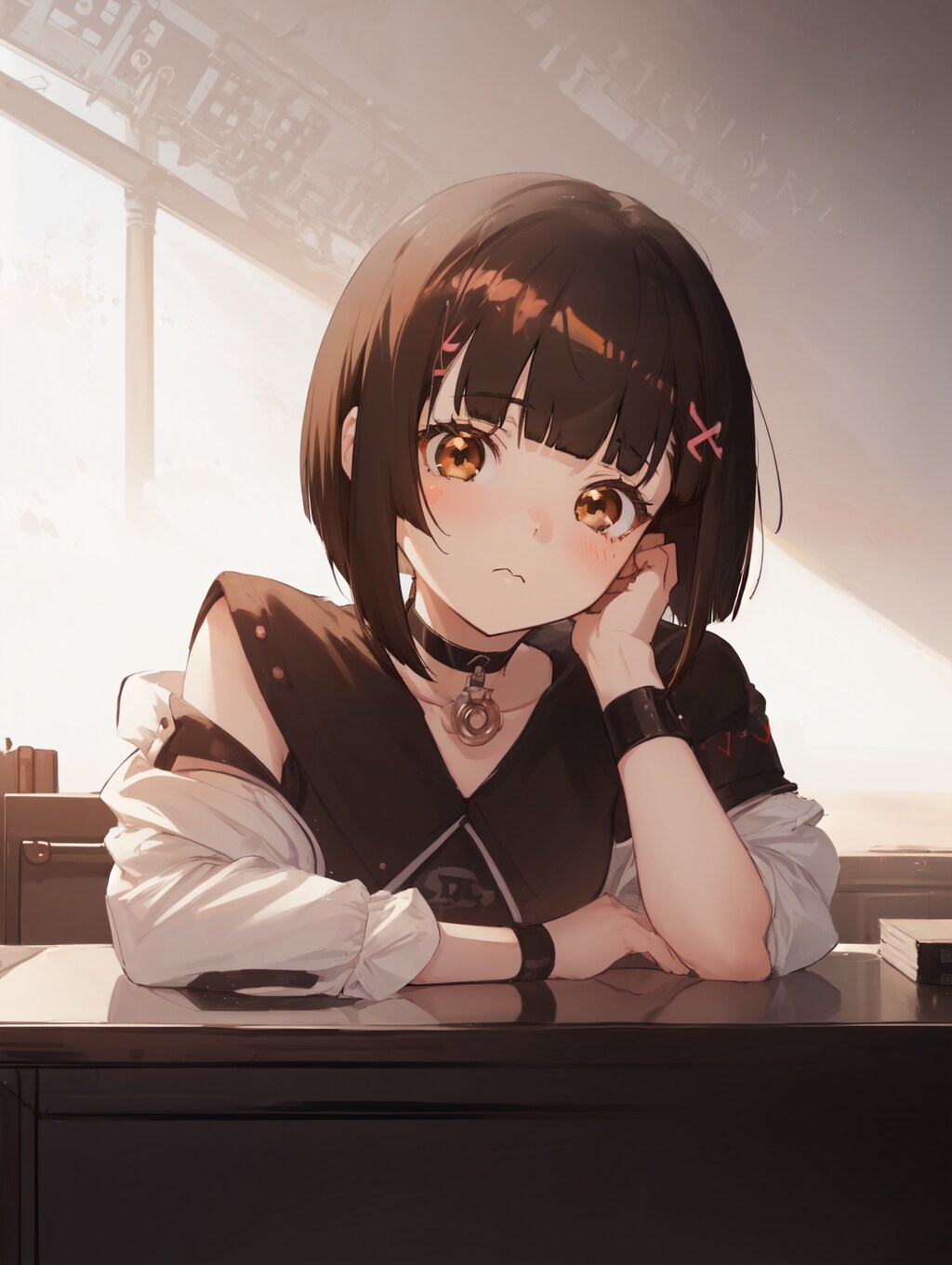 目が合っちゃった女の子