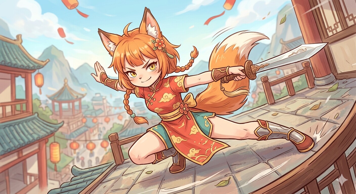 ケモミミカンフー97 | の人気AIイラスト・グラビア