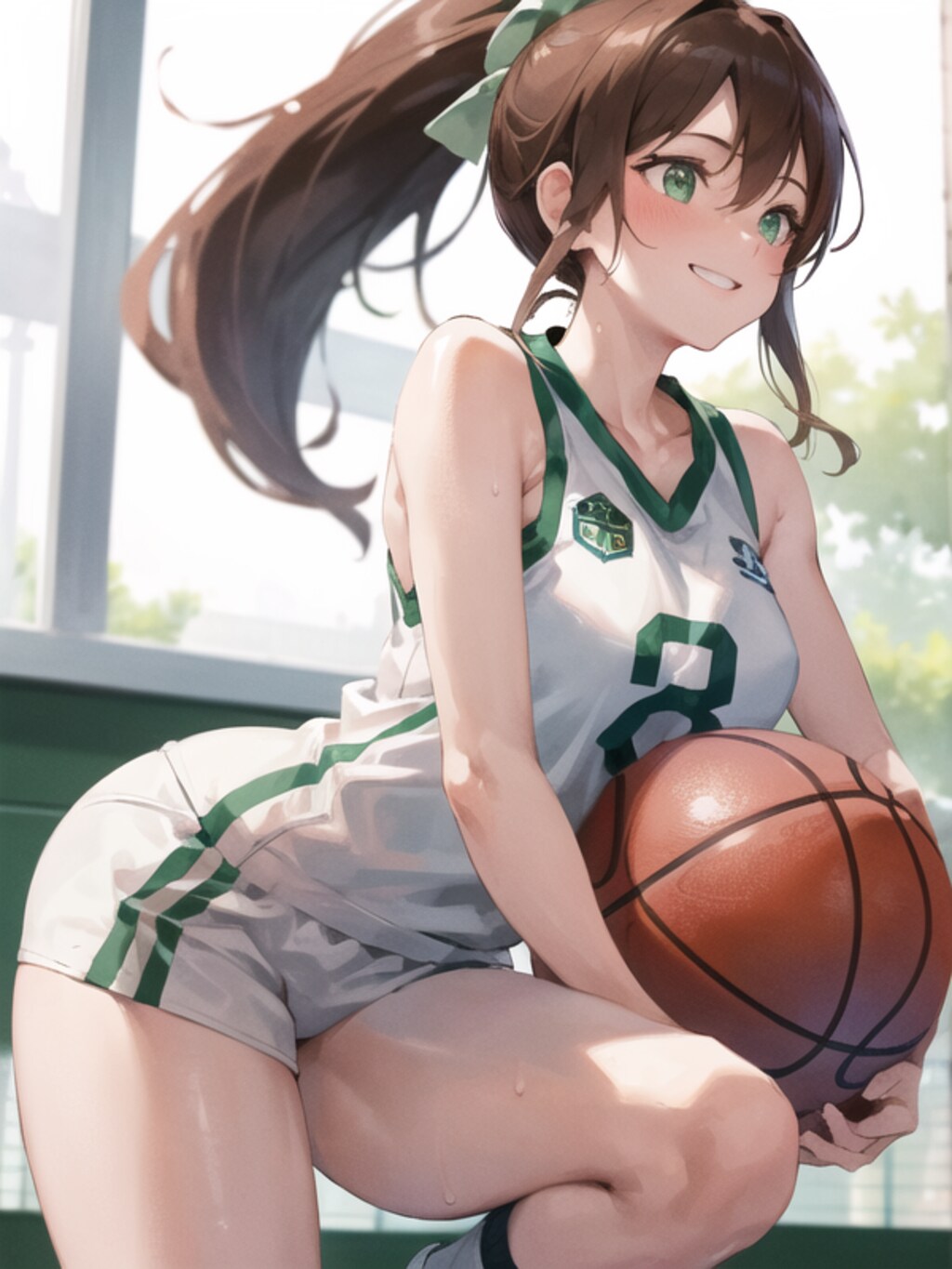 茶髪ポニテちゃん