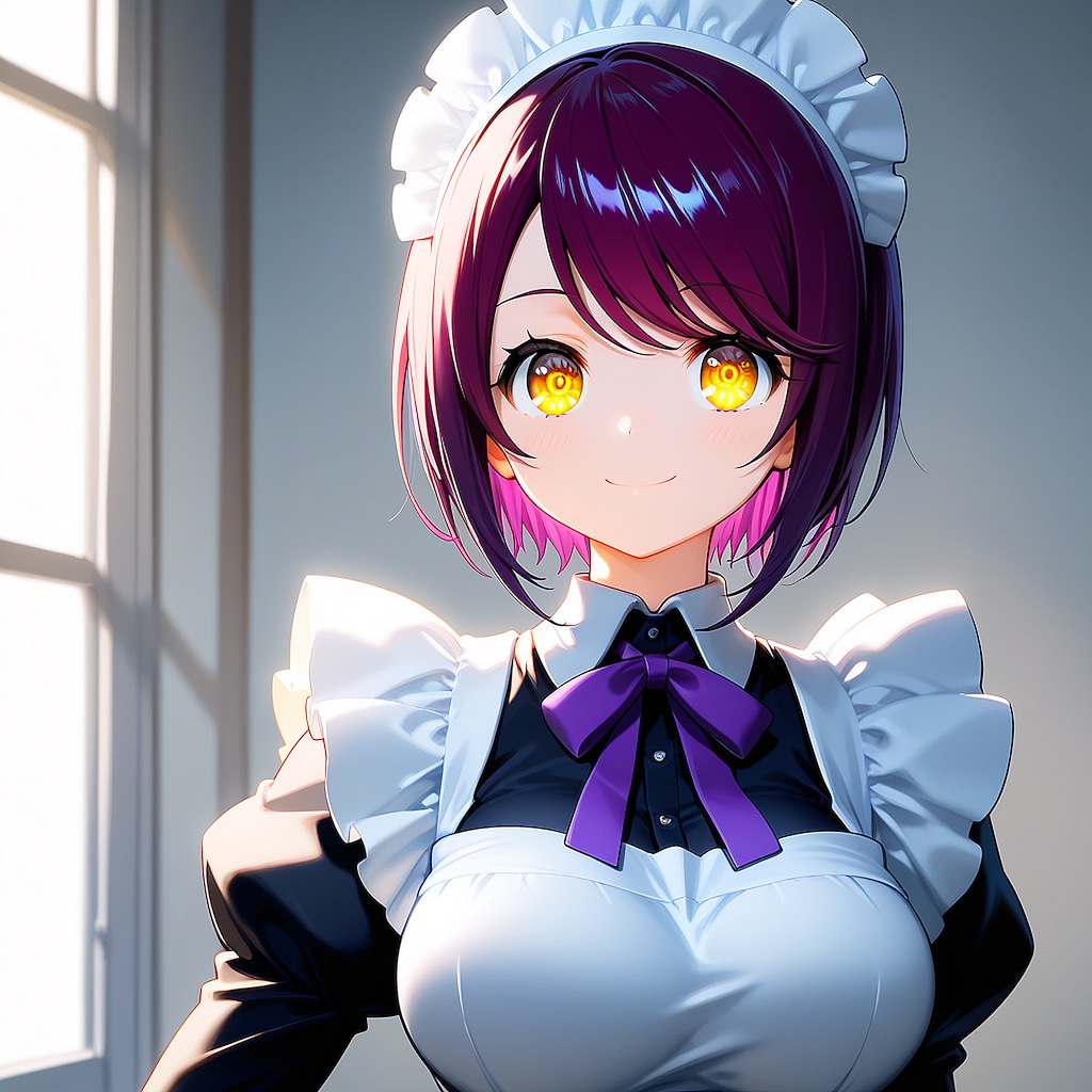 おはようございます（挨拶メイドの芽衣ちゃん）