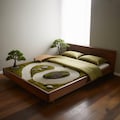 日本庭園っぽいベッド 2枚目