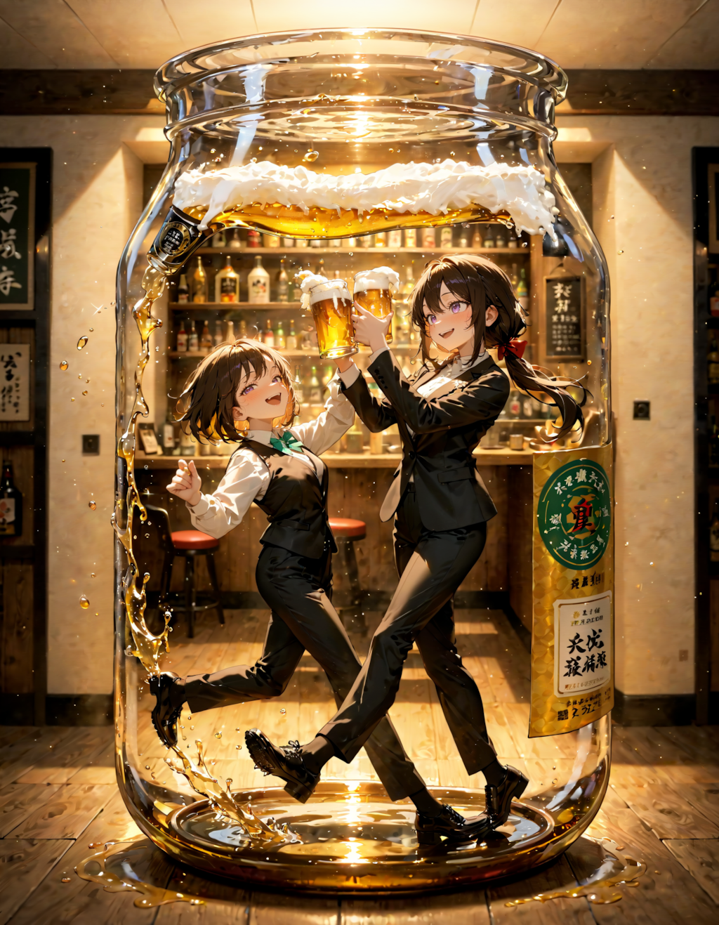 今日は何の日？　居酒屋で乾杯の日。グッドスーツの日。黒ラベルの日　その２