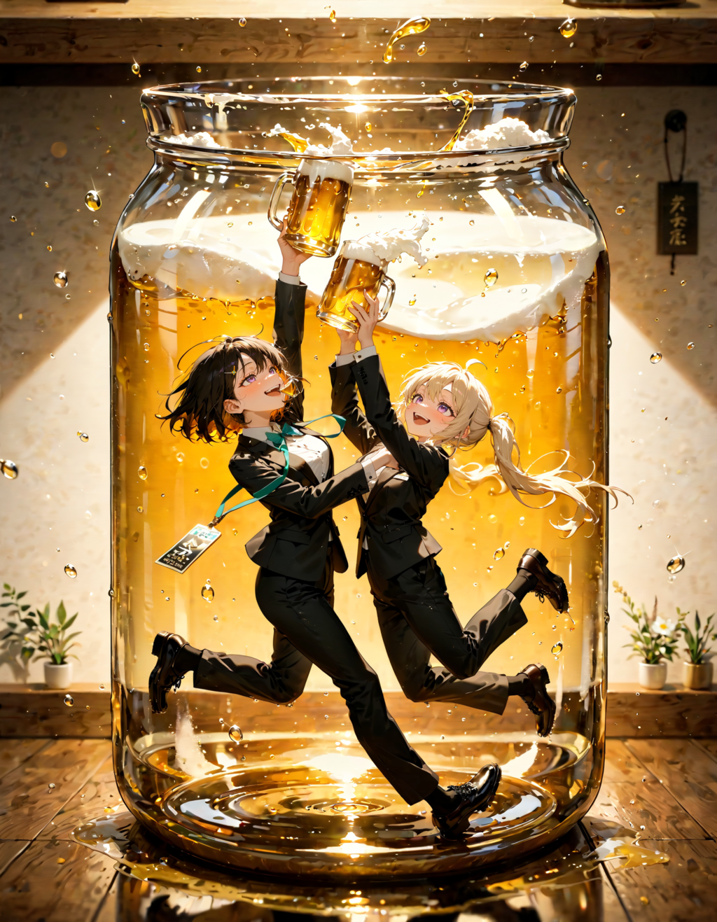 今日は何の日？　居酒屋で乾杯の日。グッドスーツの日。黒ラベルの日　その２