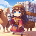 シルクロードでビールを運ぶ小さな女の子 4枚目