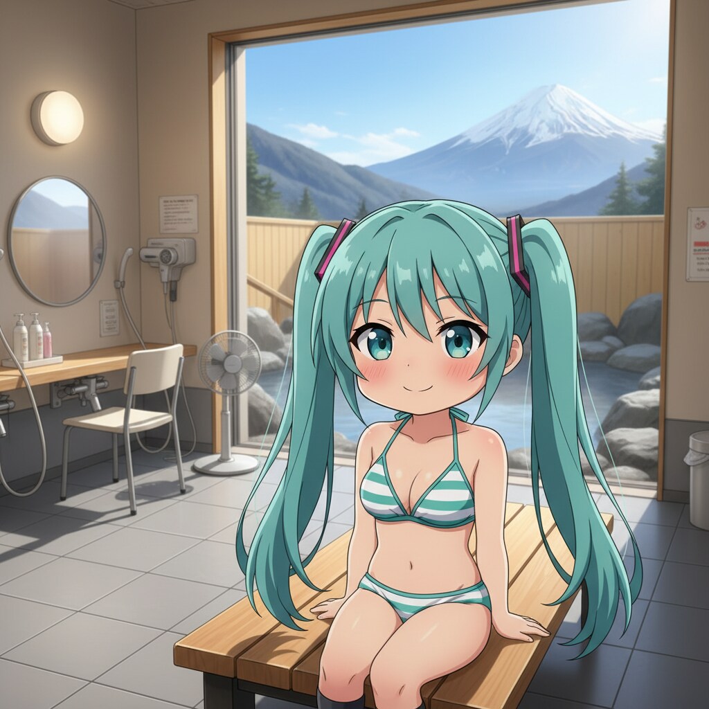 みどツイさん。温泉その後