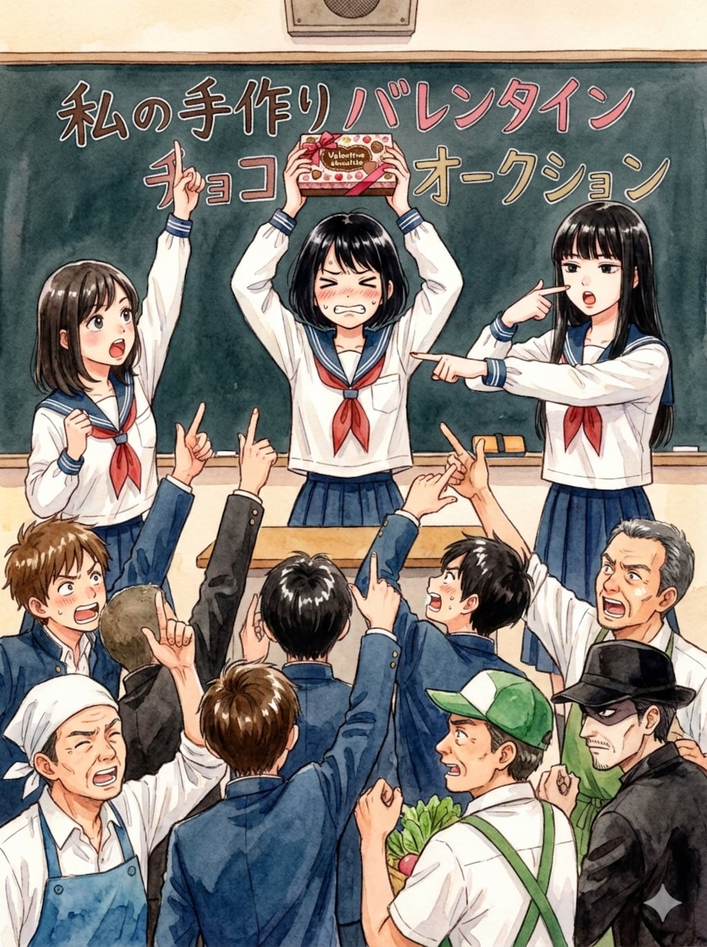 オークション会場