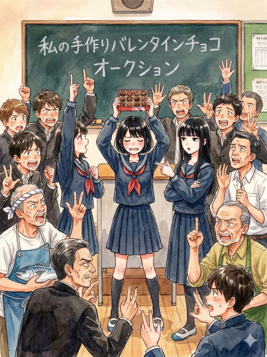 オークション会場