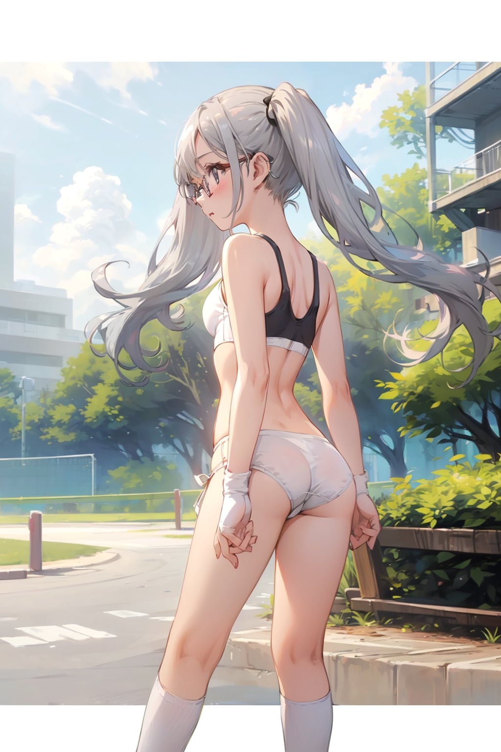 スポブラの眼鏡っ娘