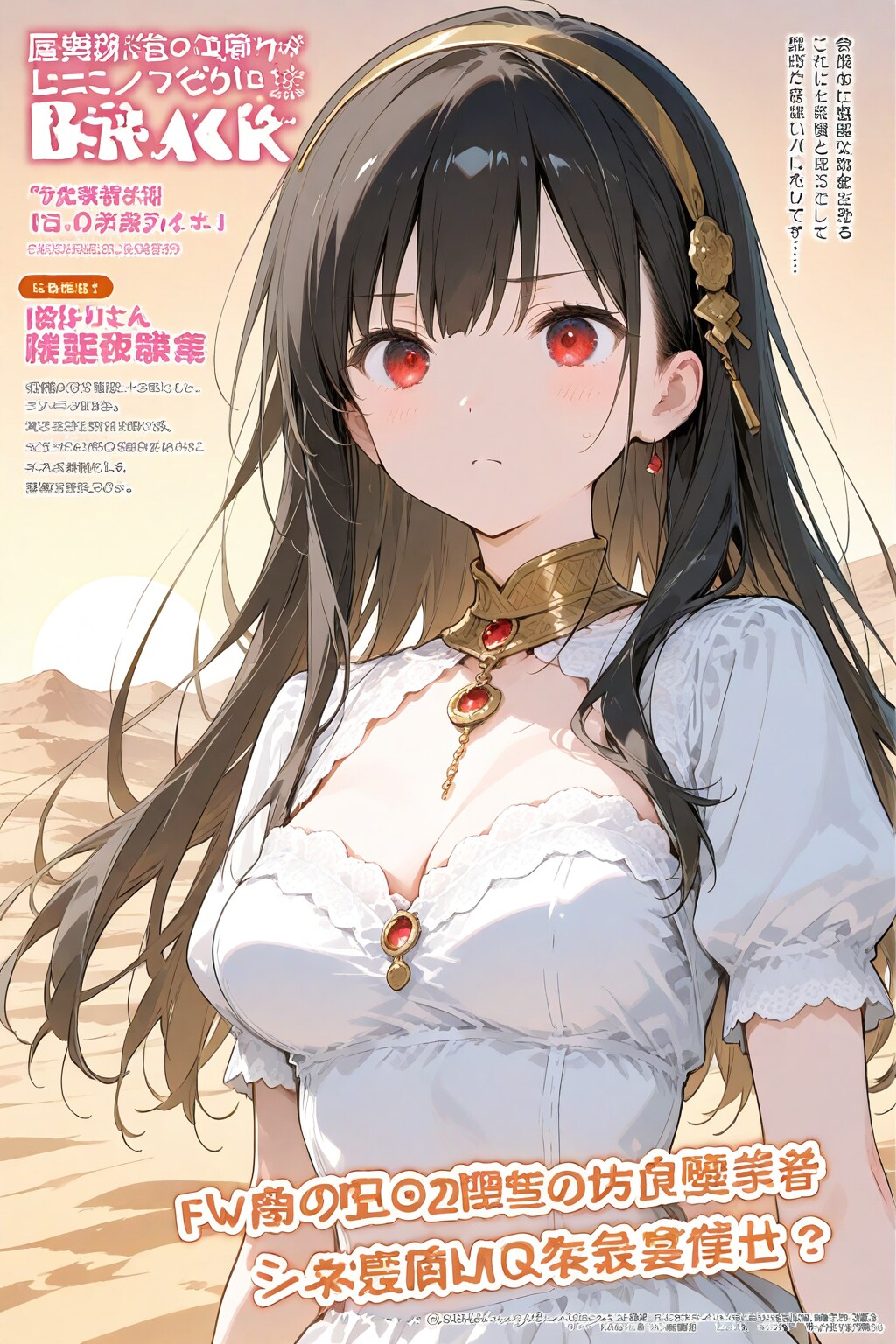 シルクロードを見つめるリナちゃん