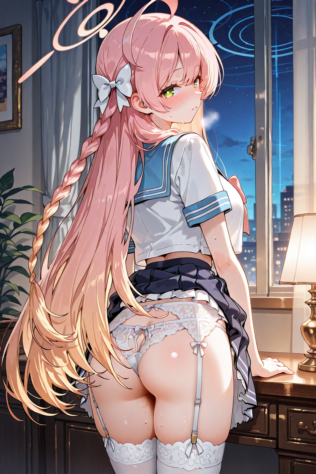 振り向きハナコ