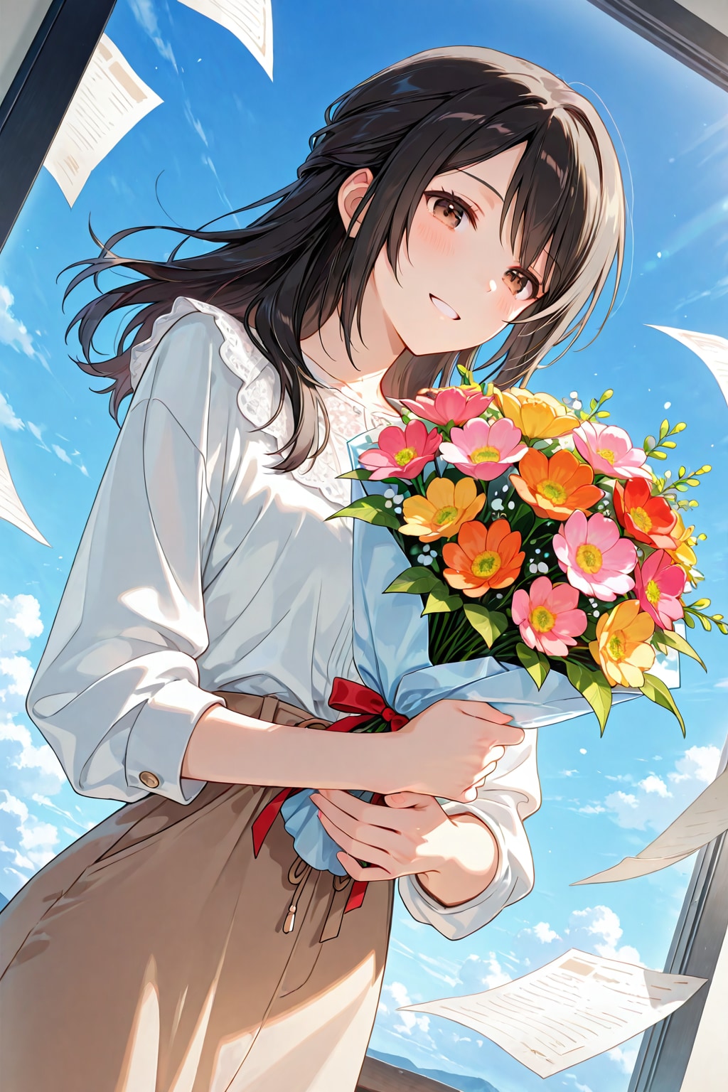 両手一杯の花束を