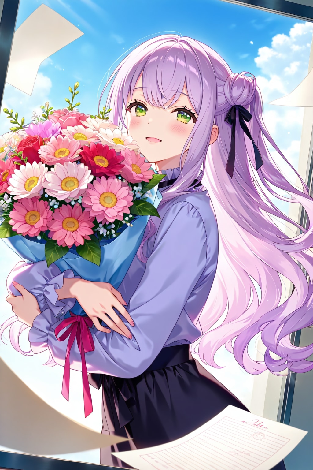 両手一杯の花束を