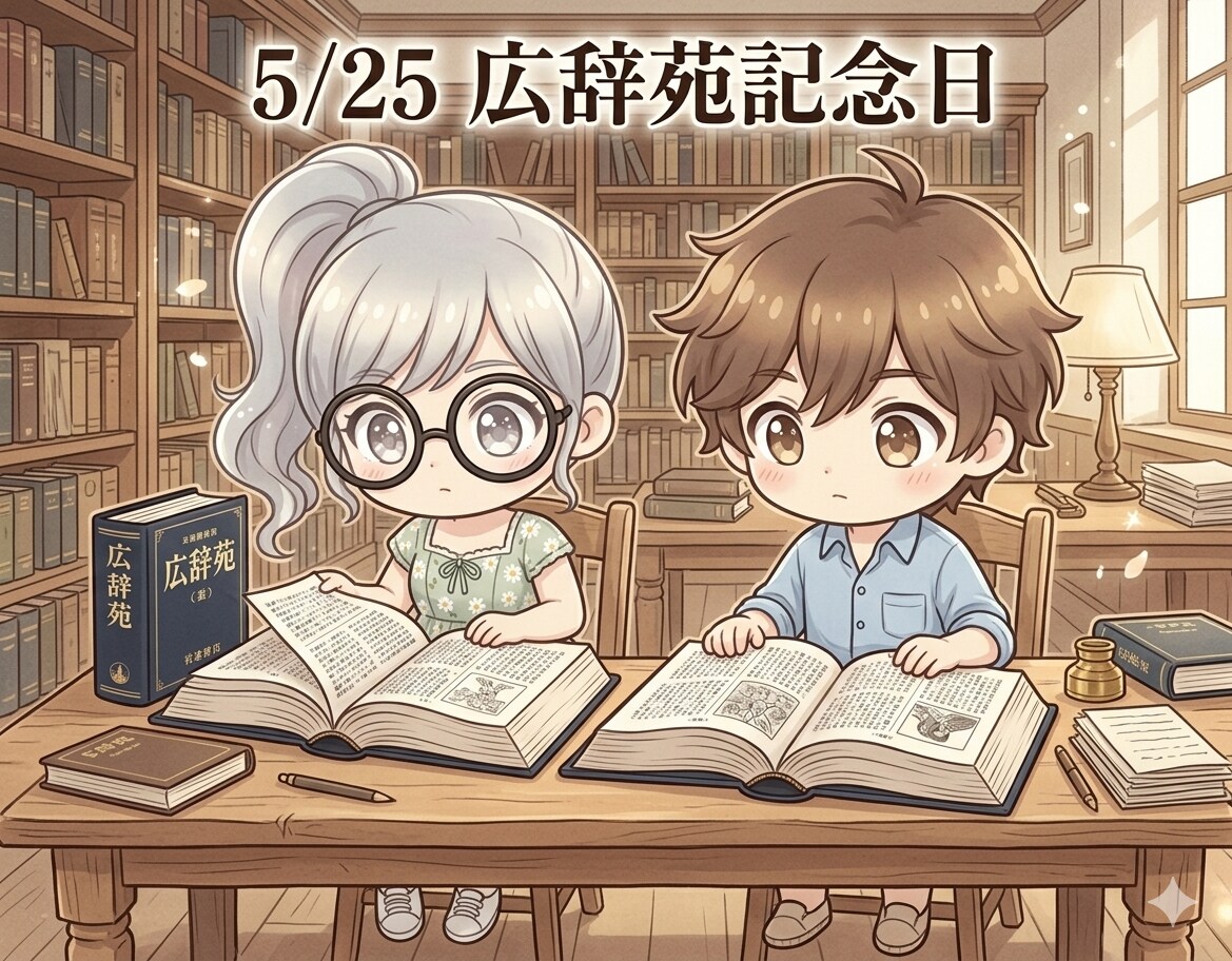 今日は「広辞苑記念日」 | の人気AIイラスト・グラビア