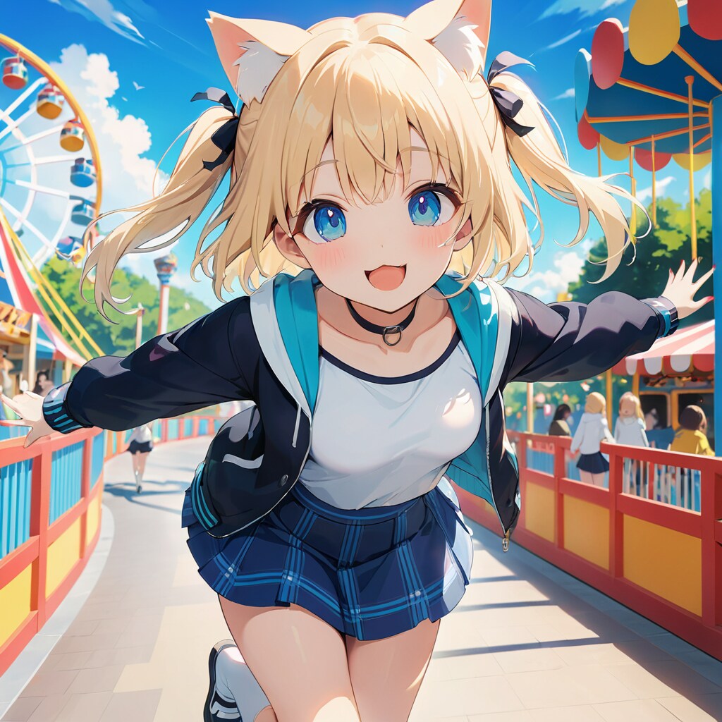 こるり「暴れるぅ」まや「他人のフリだ」こるり「できるわけなかろう双子の姉め」 | の人気AIイラスト・グラビア