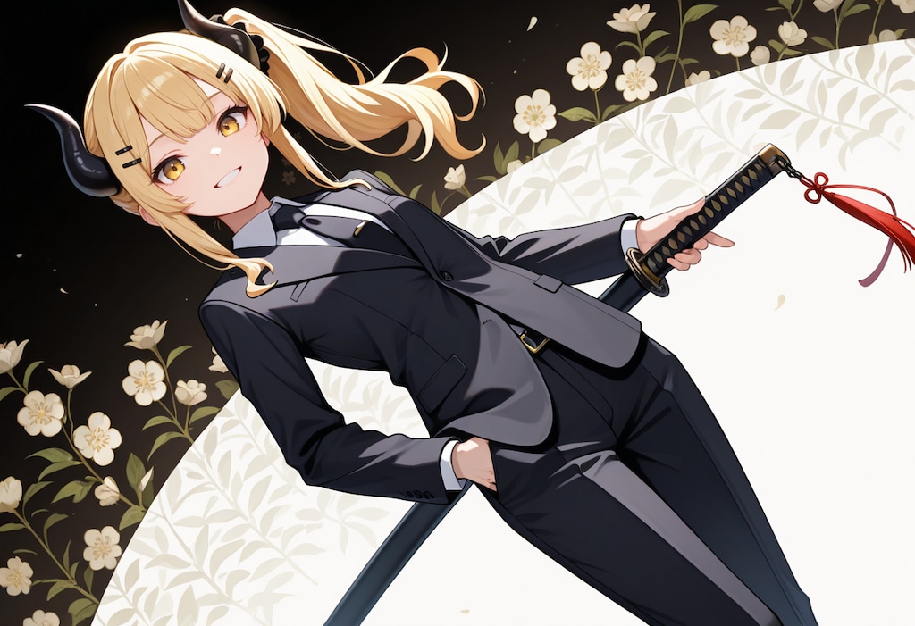 スーツ女鬼高生さん
