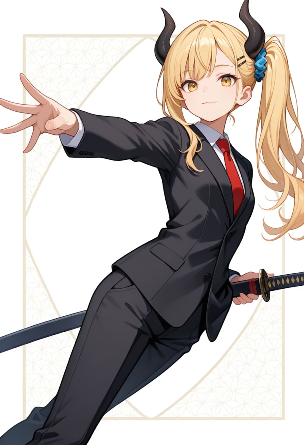 スーツ女鬼高生さん
