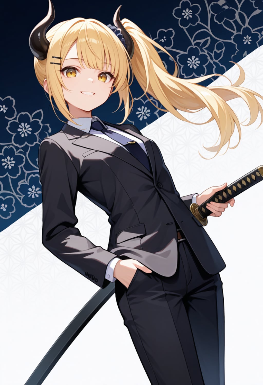 スーツ女鬼高生さん