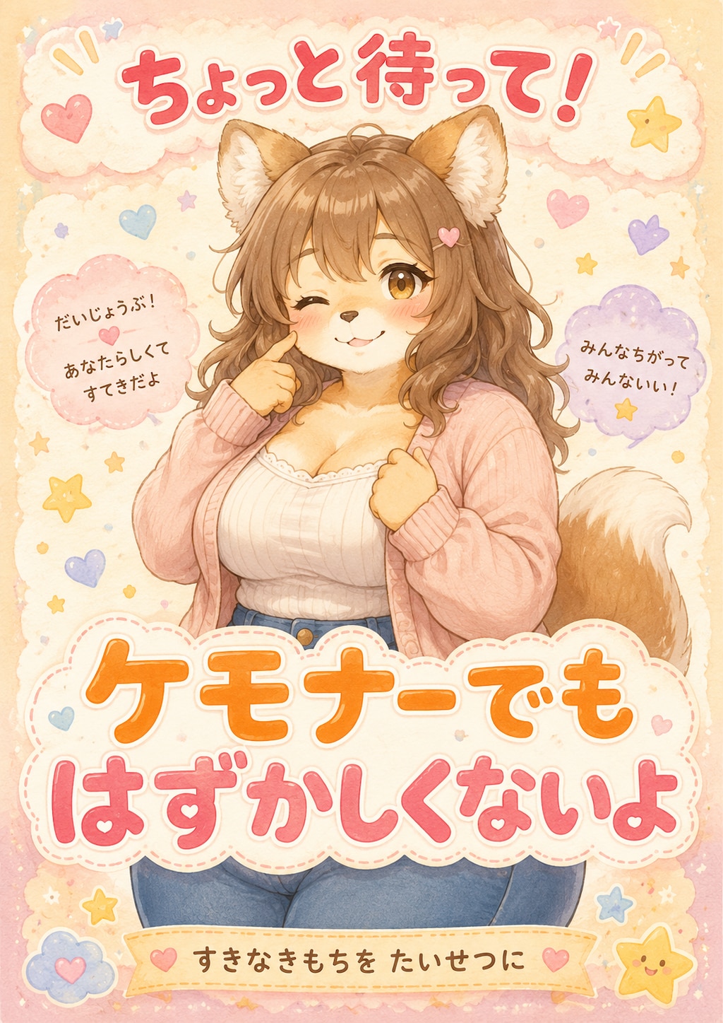 ケモナーでもはずかしくないよポスター
