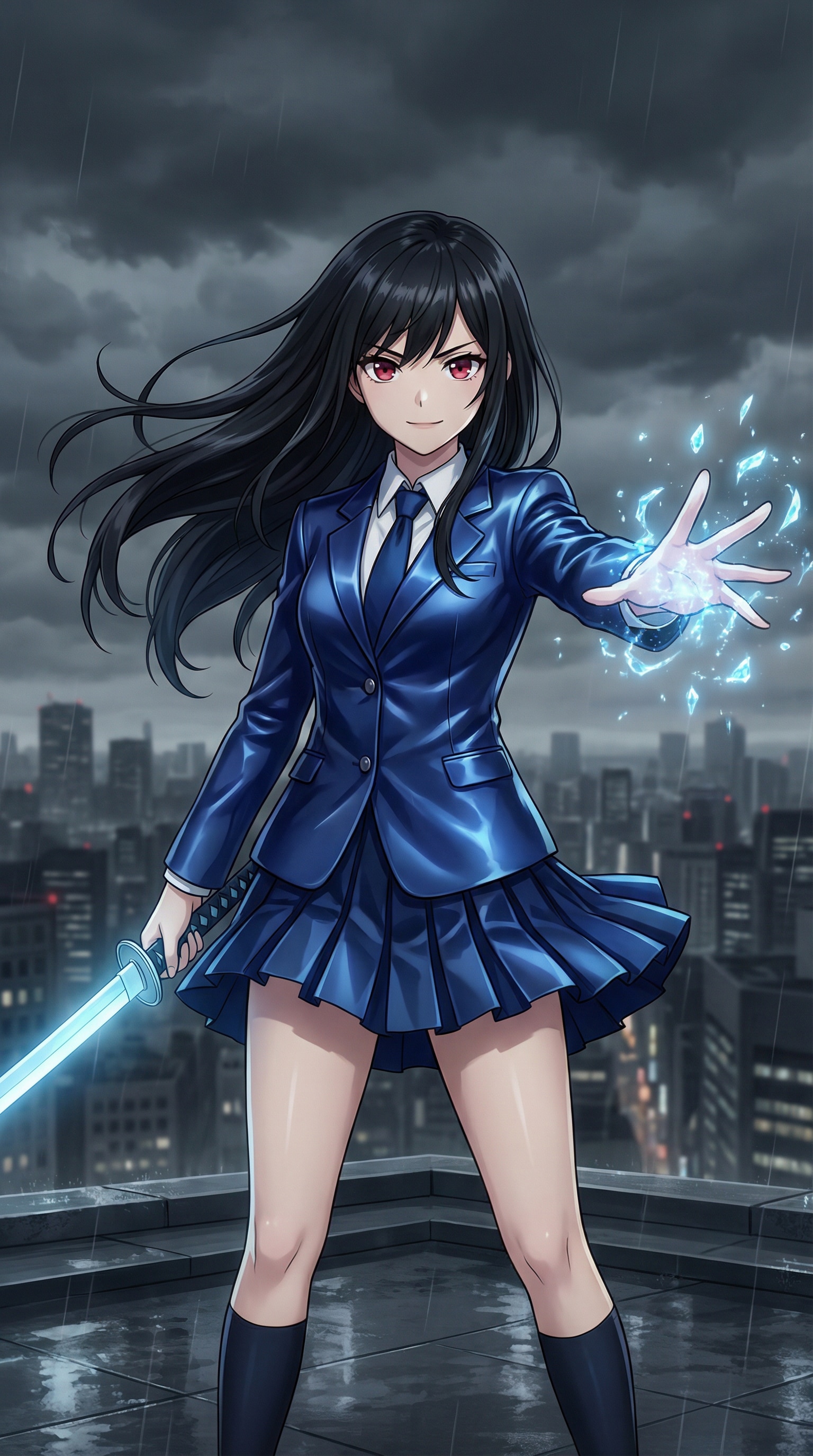 女子高生剣魔術士　アオイ