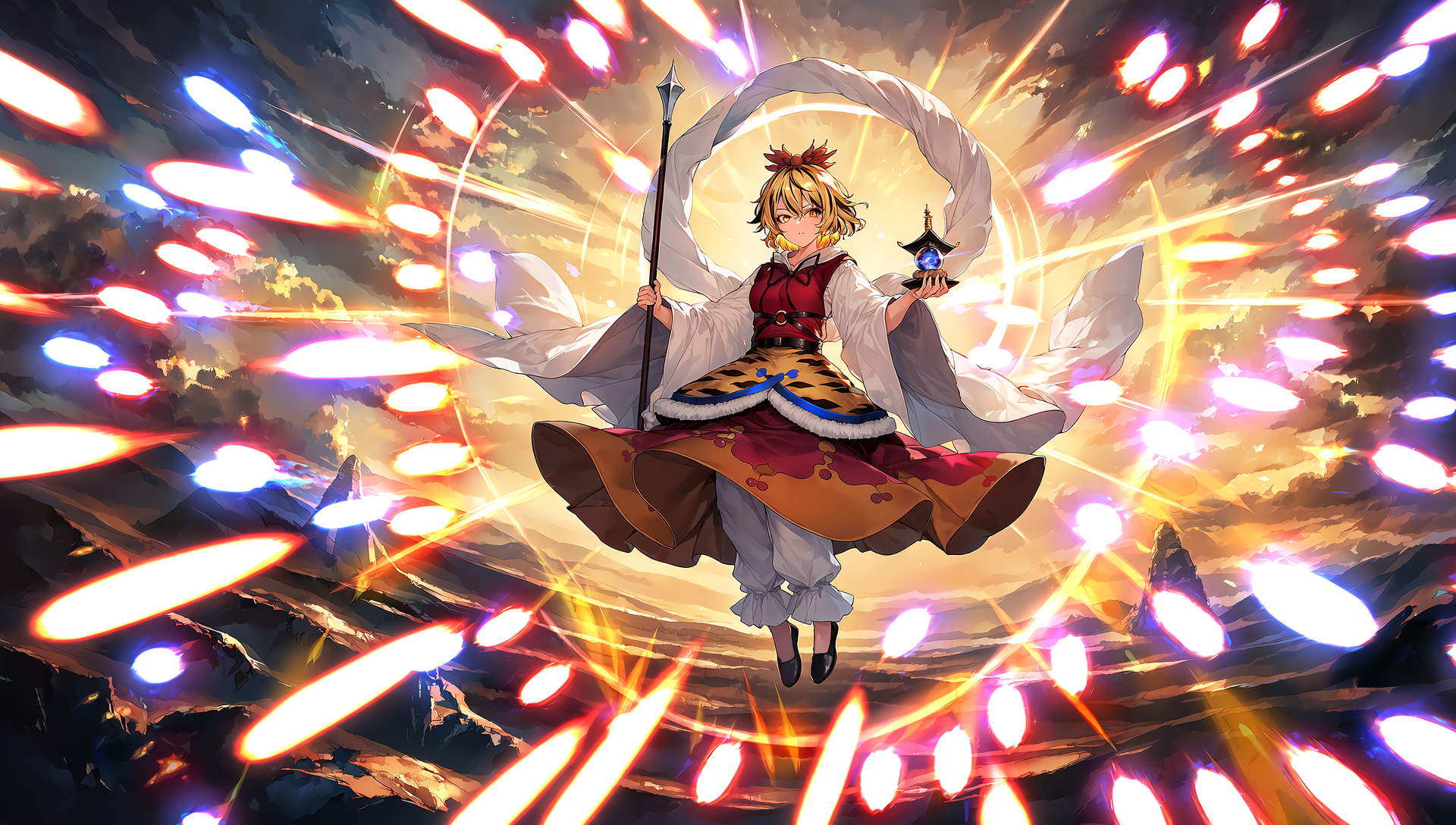 V5　東方　寅丸 星　弾幕 | の人気AIイラスト・グラビア