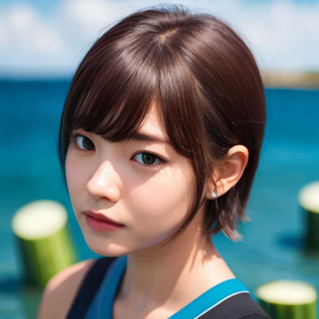 水着＋きゅうり