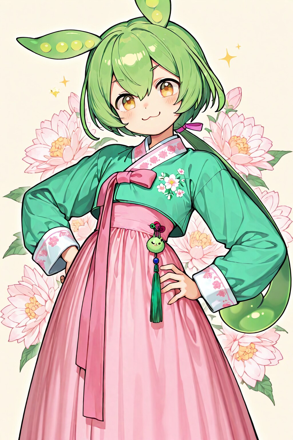 韓服ずんだもん