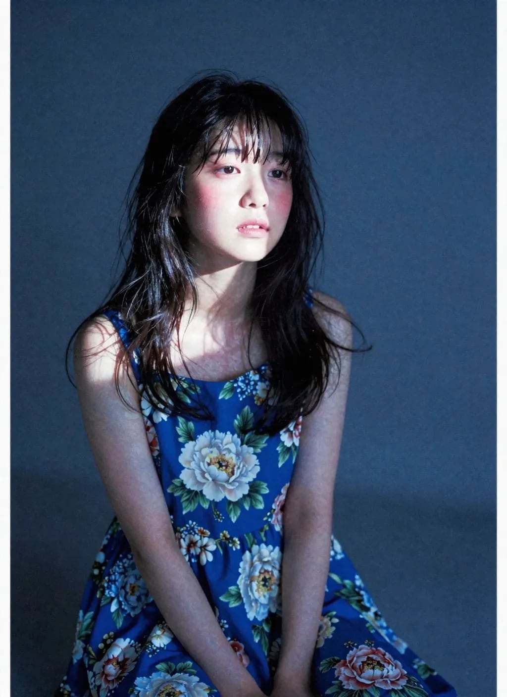 花柄ワンピース