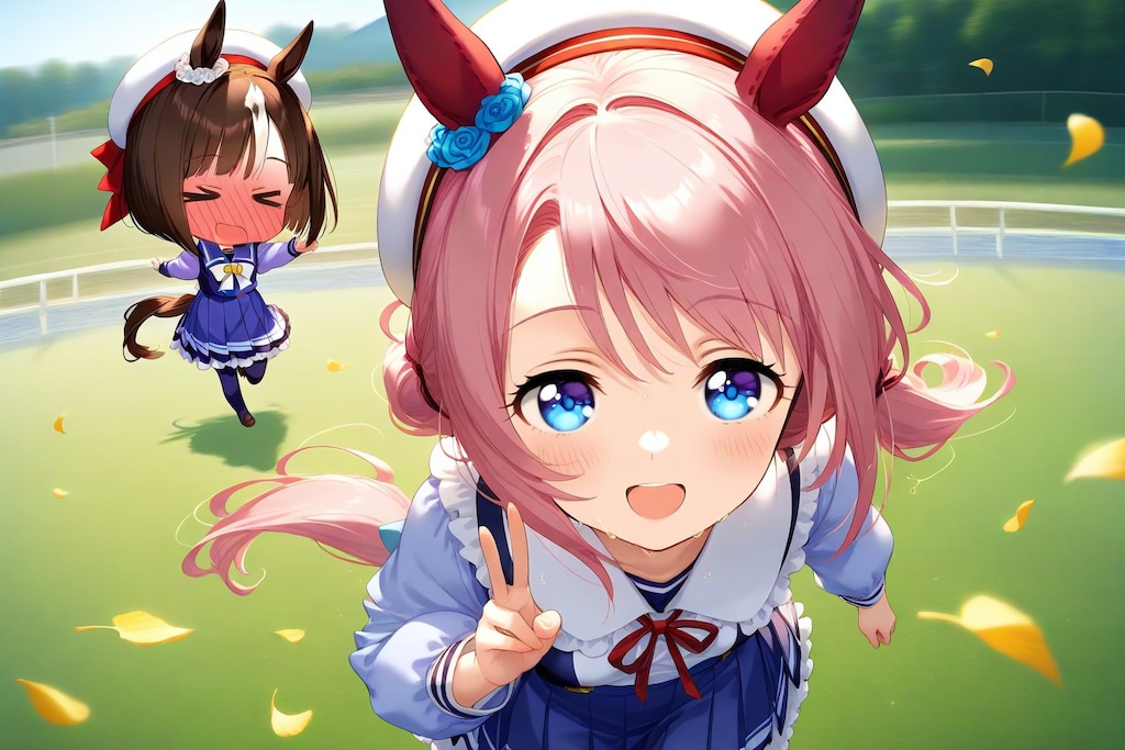 ウマちびちゃん。