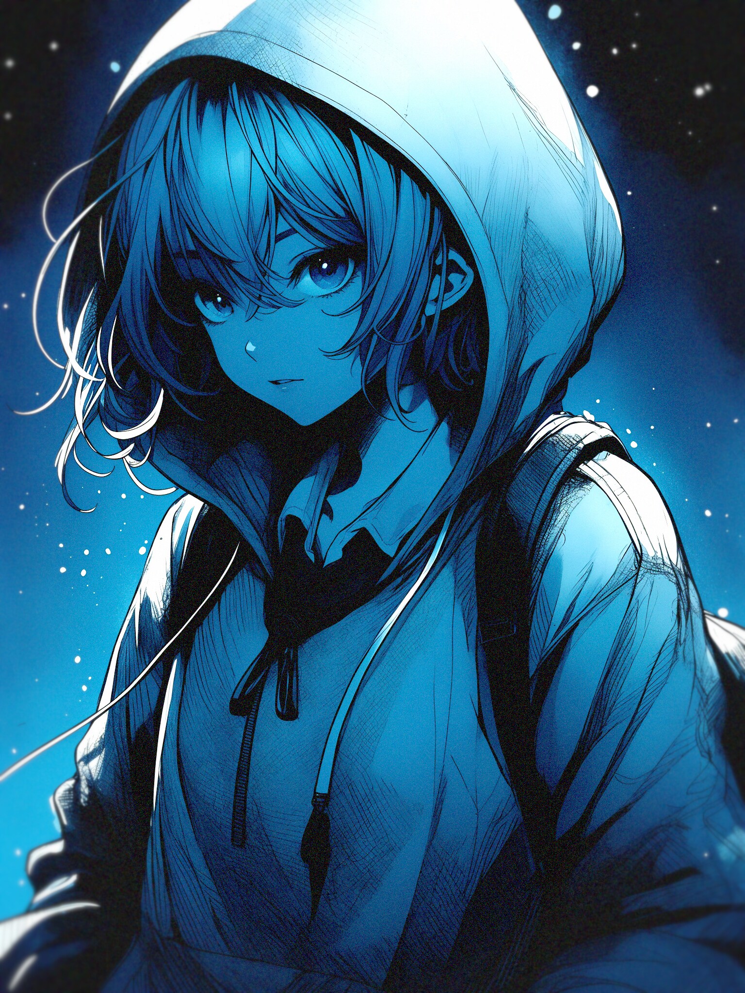 hoodie | の人気AIイラスト・グラビア