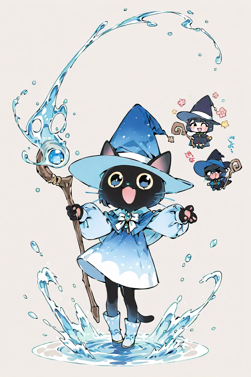 水の猫魔女