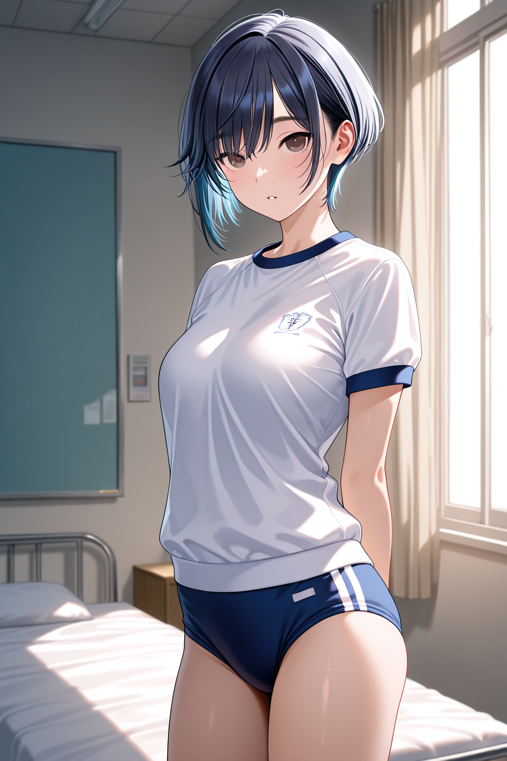 憧れの先輩はエッチな身体検査で感じてしまう