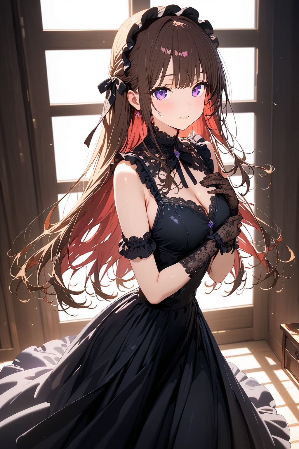 黒ゴシックドレスの少女（HALO）