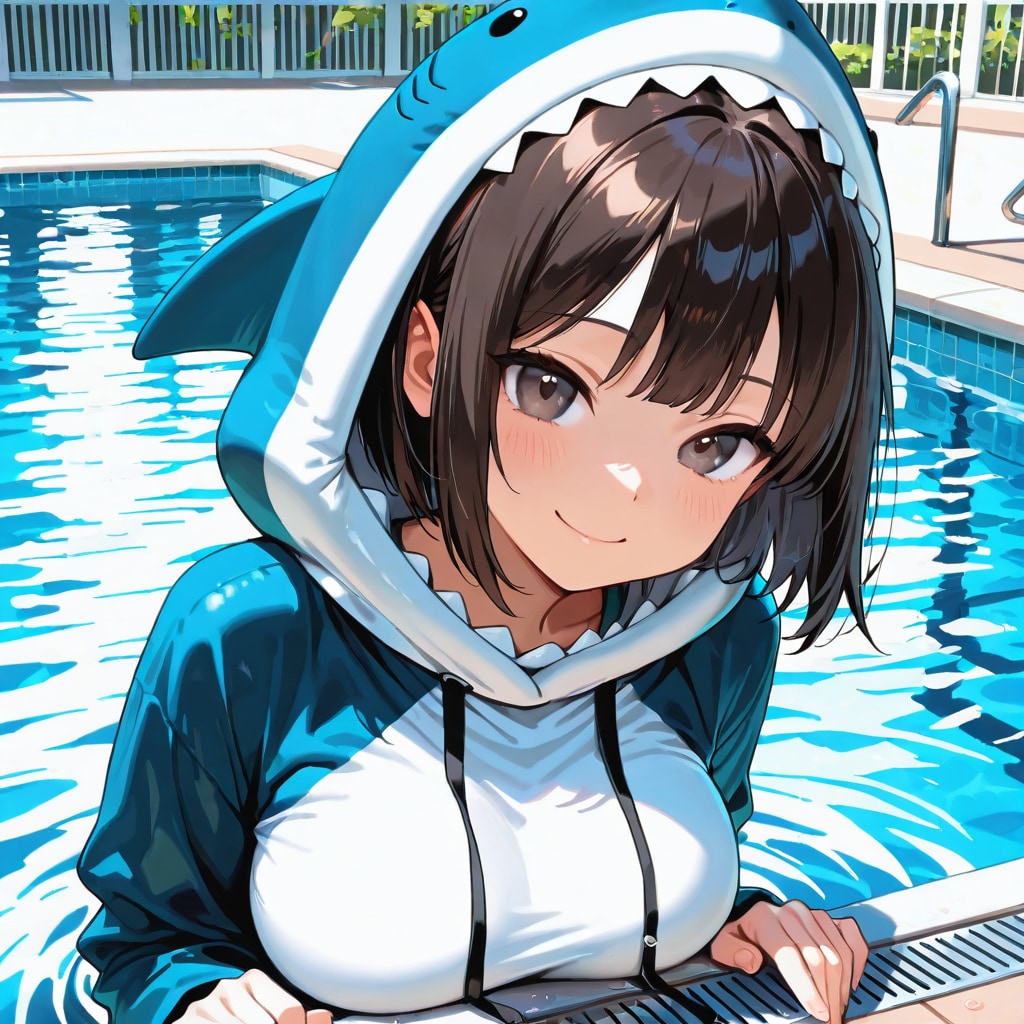 サメ肌競泳水着