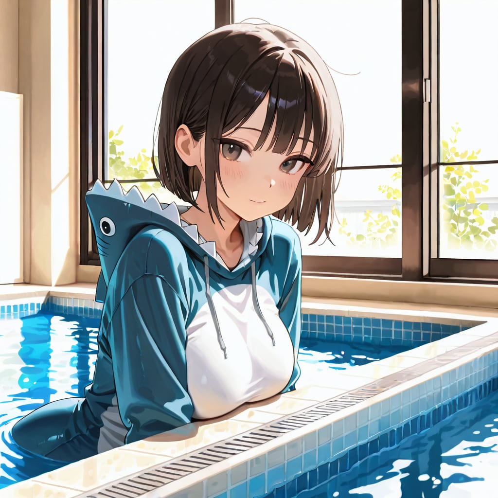 サメ肌競泳水着