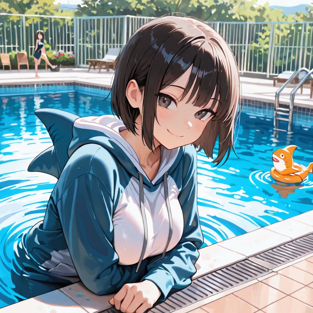 サメ肌競泳水着