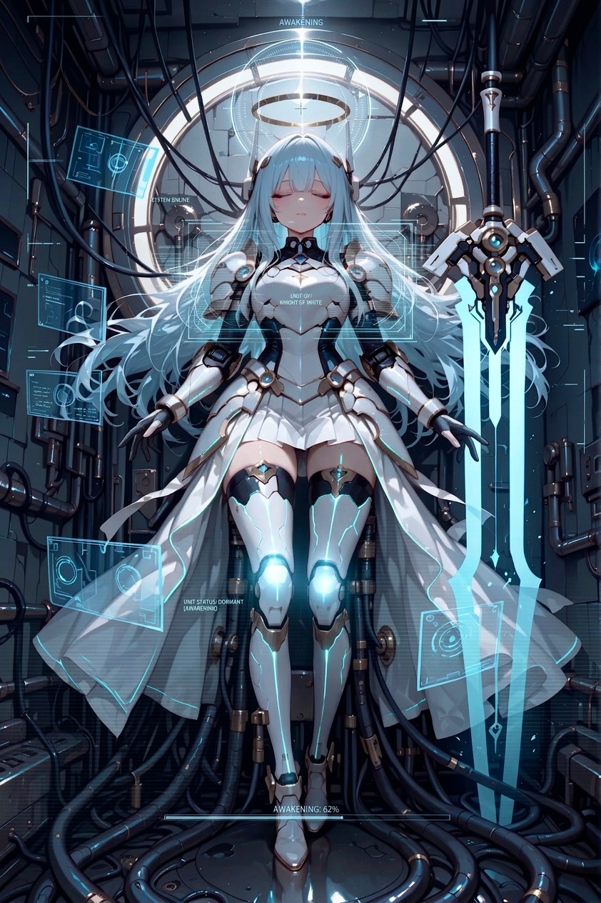 白騎士、起動。 | の人気AIイラスト・グラビア